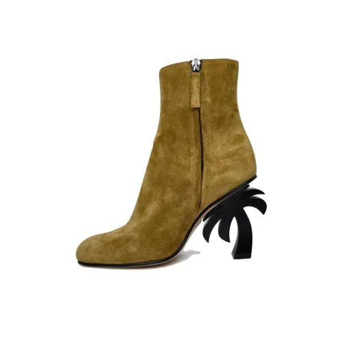 PALM ANGELS Ботильоны 10,5 см Женские Коричневый