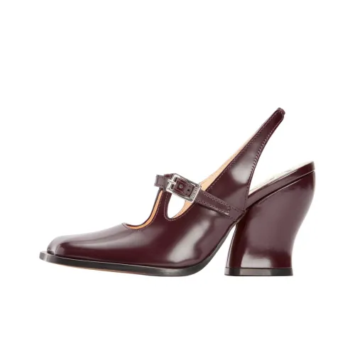 LOEWE ONDA Высокие каблуки Бургундский Женские