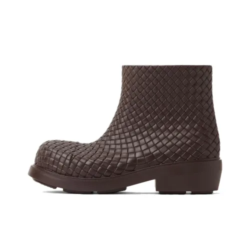 Bottega Veneta Fireman Ботильоны Мужские Шоколадно-Коричневый