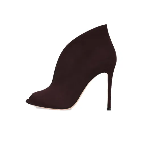 GIANVITO ROSSI Ботильоны Темно-красный Женские