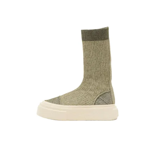 MM6 Maison Margiela Ботильоны Зеленые Женские