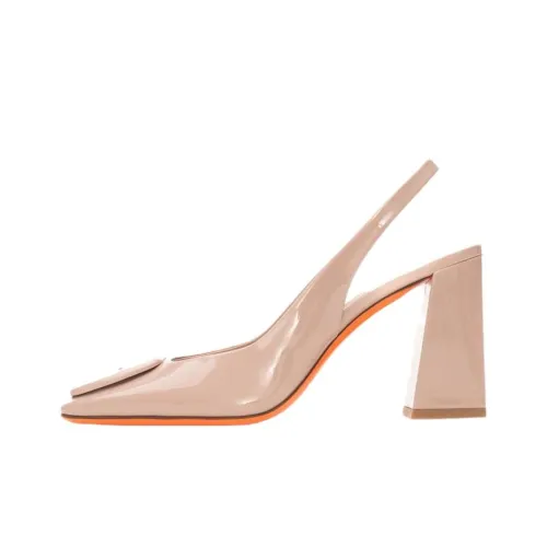 Santoni Высокий каблук грубый женские розовый