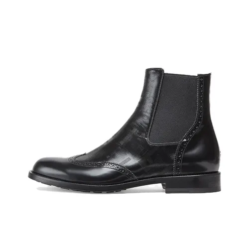 FENDI O'Lock Ankle Chelsea Boots Мужские Черные