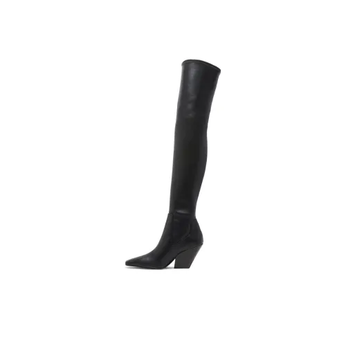 Casadei Over The Knee Boots 4CM Женские Черные