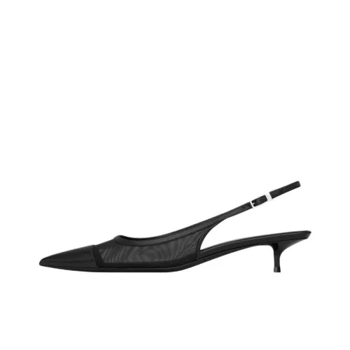 SAINT LAURENT Высокие каблуки Черные Женские