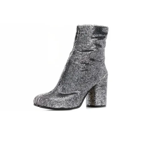 Ботильоны Maison Margiela Женские Серебряные
