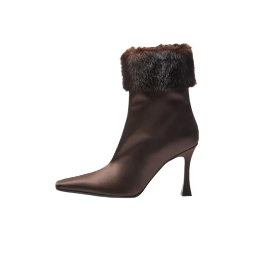MAGDA BUTRYM Ботильоны 9 см Женские Коричневые