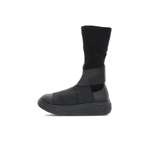 FESSURA Edge Midmask Женские высокие сапоги для колена стильный черный