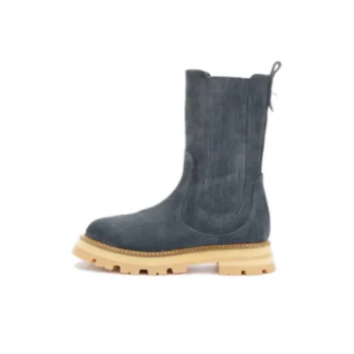 ERMANNO SCERVINO Короткий Челси Женские Синий