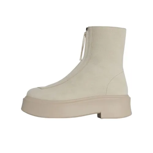 THE ROW Модные ботильоны Женские Белые