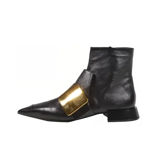 JIL SANDER Женские ботильоны