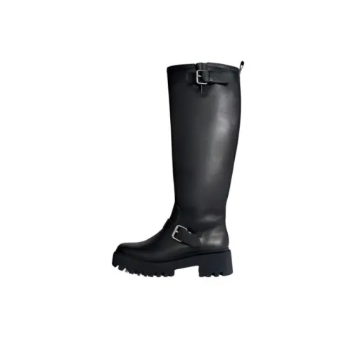 Maje Женские высокие сапоги до колена черные