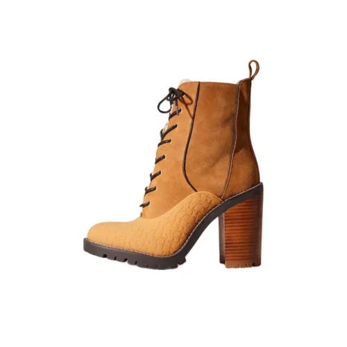 COACH Ботильоны Женские Коричневый