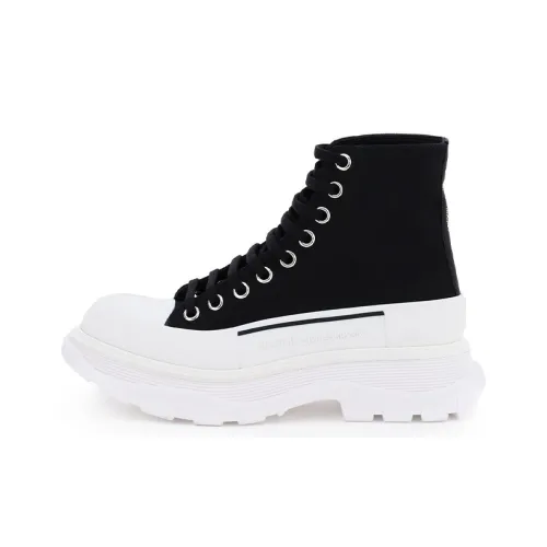 Alexander McQueen Tread Slick Платформа Обувь Мужская Черная