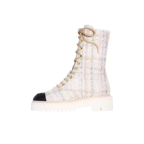 CHANEL Ботильоны Женские Айвори