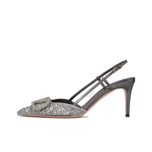 Valentino VLogo Signature Высокие каблуки Серый Женские