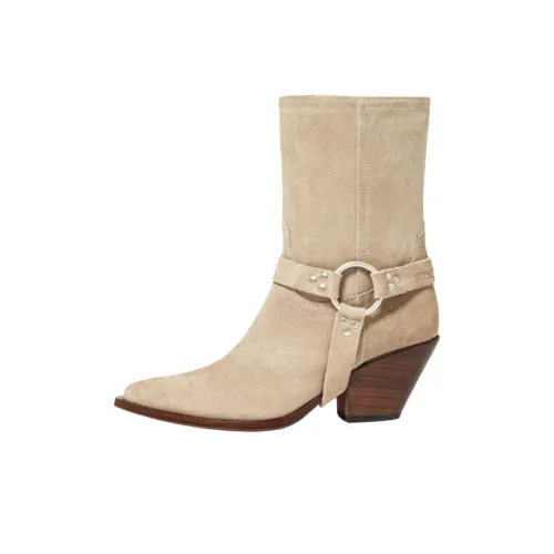 SONORA BOOTS ATOKA Ремень Ботильоны 6 см Женские Светлый Умбра
