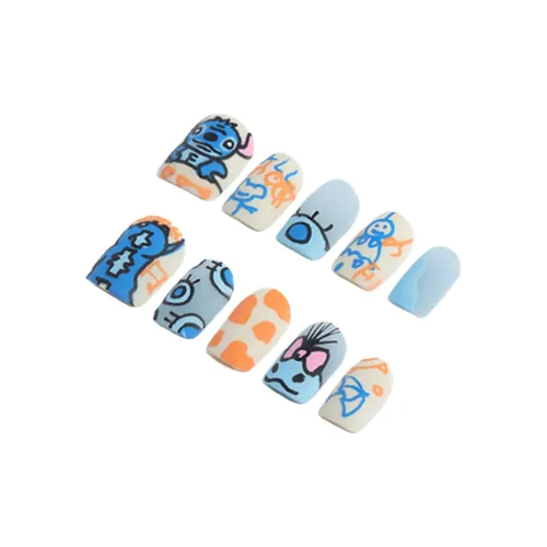 Song Biography Индивидуальный Креативный Ручная Рисованная Ногтей 15 мм Короткий ЛАДЬЯ