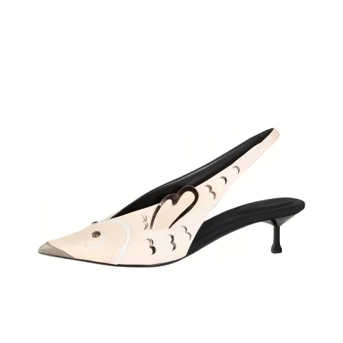 EMILIO PUCCI Узкий каблук Высокие каблуки Женские Кремовый