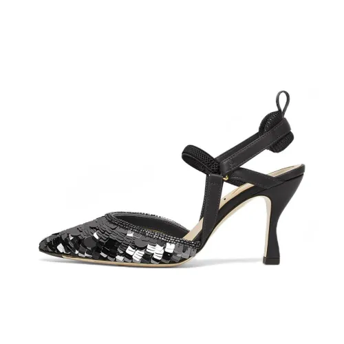 FENDI Colibri Низкий каблук Высокий каблук 8,5 см Женский Черный