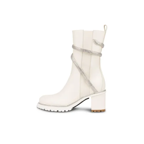 RENE CAOVILLA Ботильоны Женские Айвори Белый