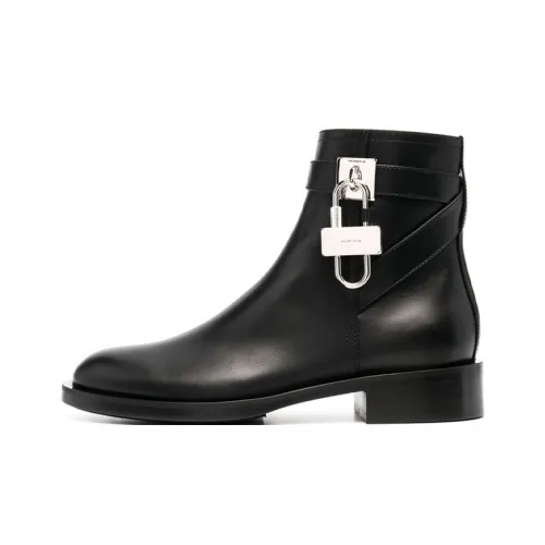 Givenchy Замковая высокая ботинка для колена Женская Черная