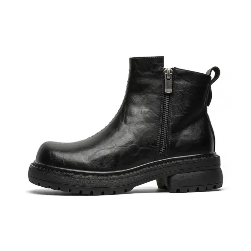 WEISHIBANGWEI Ботильоны Мужские Черные