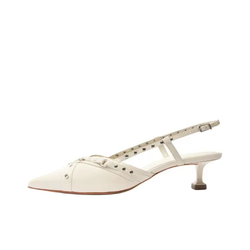 Schutz Venezia Низкий каблук Высокие каблуки 4,5 см Женские Белые