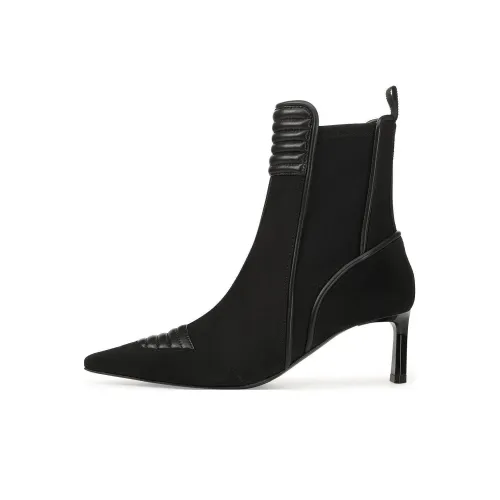 SERGIO ROSSI Короткий Челси Женские Черный