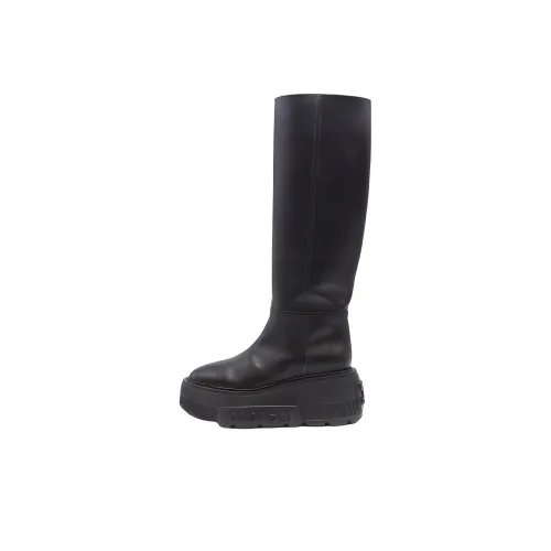 Casadei Женские высокие сапоги до колена черные