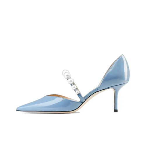 Jimmy Choo Aurelie Низкий каблук Высокие каблуки 6,5 см Женские Синий