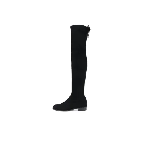 Stuart Weitzman SW Колено Высокие сапоги 3,5 см Женские Черные