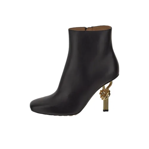 Bottega Veneta Knot Booties 9cm Женские Черные