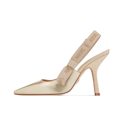 DIOR J'Adior Низкий каблук Высокий каблук Женский Розовое золото