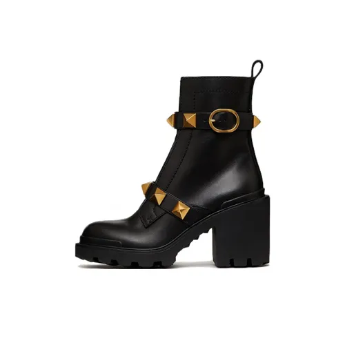 Valentino Roman Stud Ботильоны Женские Черный