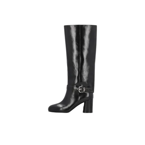 PINKO Колено Высокие сапоги 7 см Женские Черные