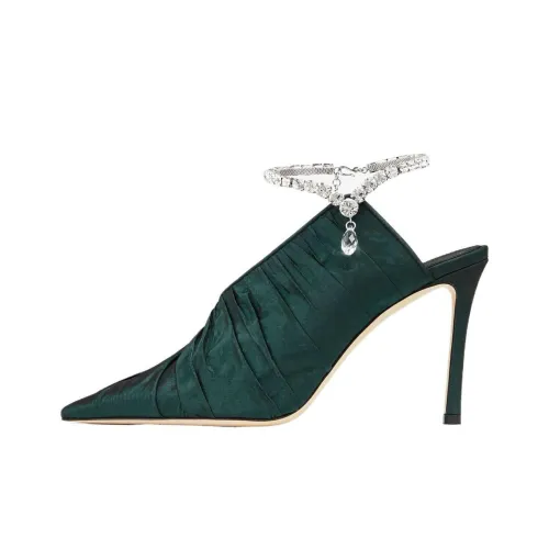 Jimmy Choo Высокие каблуки Зеленые Женские