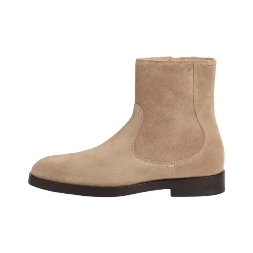 BRUNELLO CUCINELLI Ботильоны Khaki Мужской