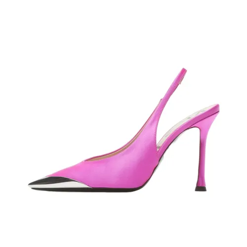 N°21 Узкий каблук Высокие каблуки Женские Розовый