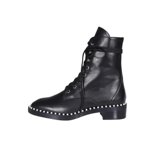 Stuart Weitzman SW Crew Мартин Boot Женские Черный