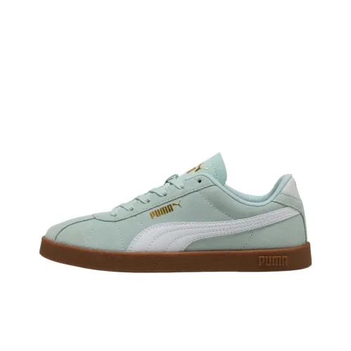 PUMA Club 2 Износостойкий и Легкий Низкий Топ Casual Унисекс Зеленый