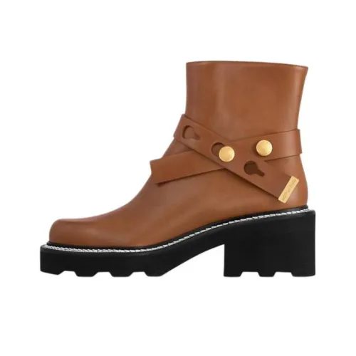 LOUIS VUITTON Beaubourg Ботильоны 4CM Женские Коричневый