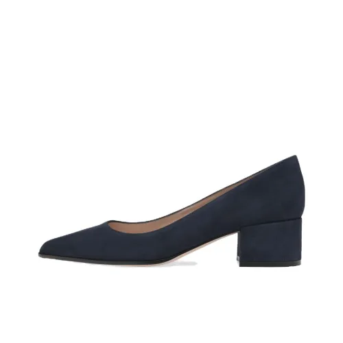 GIANVITO ROSSI Грубый каблук Высокие каблуки 4,5 см Женские Синий