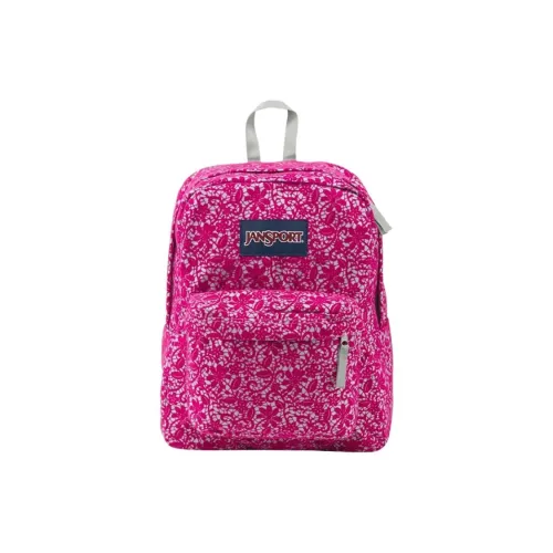 JanSport Ткань Рюкзак Унисекс Серый Кролик Кружево Розовый