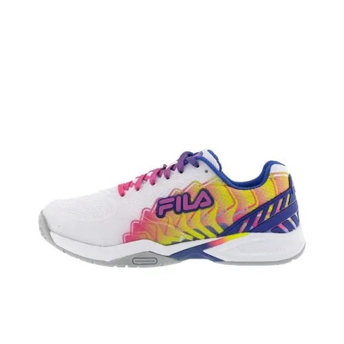FILA Volley Zone Low Кроссовки для бега Женские Белые Красные Синие