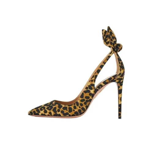 AQUAZZURA Туфли на высоком каблуке 10,5 см Женские Коричневые Черные