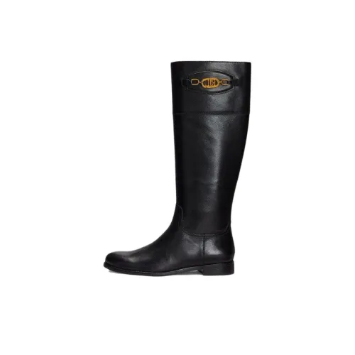 Polo Ralph Lauren Женские сапоги на высокий каблук черные