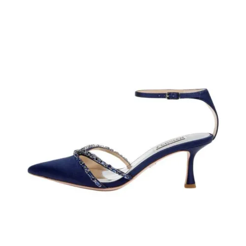 Badgley Mischka Zendaya Узкий каблук Высокие каблуки 6,5 см Женские Синий