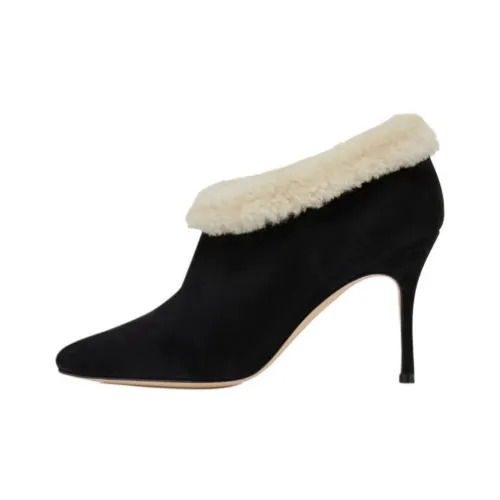 MANOLO BLAHNIK Escaria Ботильоны 9 см Женские Черные