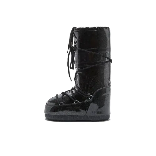 MOON BOOT Сноубутсы Черные Блестящие Унисекс